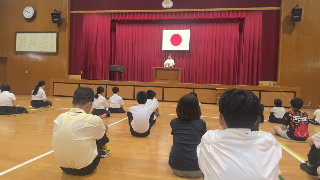 校長先生のお話